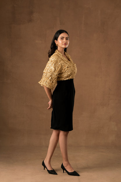 Gold Crush Dress