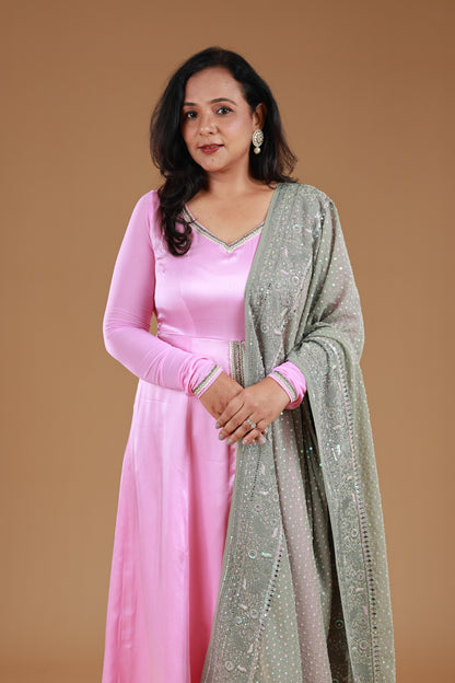Pink Olive Fusion Suit