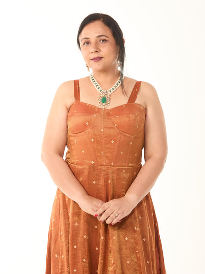 Rust Orange Gown