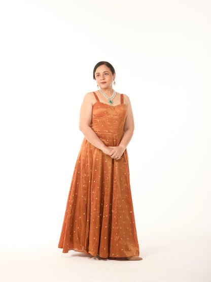 Rust Orange Gown