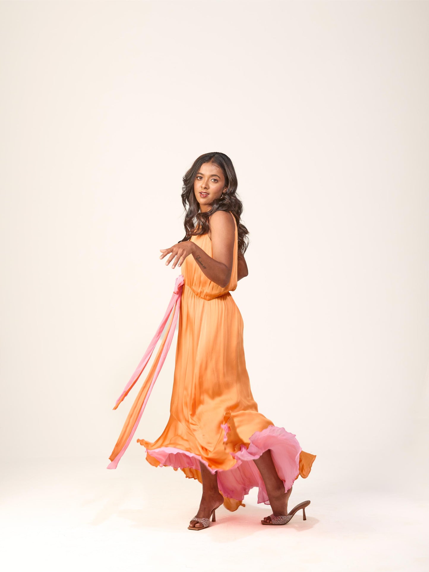 Orange Blend Dress